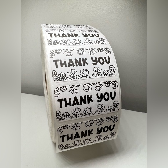 100 Thank You Stickers 2in | Packaging Supplies NWT​​​​​ - Picture 9 of 12